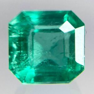 ◆天然エメラルド0.723ct◆M 約5.0×5.1mmソーティング付 ルース 裸石 宝石 ジュエリー ベリル beryl emerald テDG0