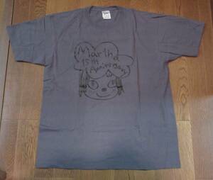 奈良美智 × martha 周年記念 Tシャツ チャコールグレー XL (検索用 マーサ tee