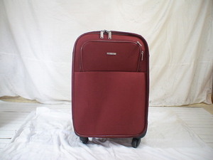 2184　BON VOYAGE 赤色　スーツケース　キャリケース　旅行用　ビジネストラベルバック