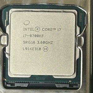 動作確認済 Core i7-9700KF 3.6GHz LGA1151 95W SRG16