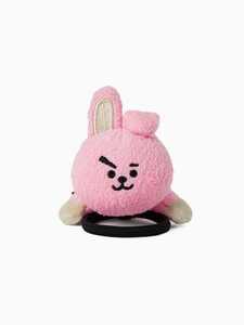 限定SALE★新品 BT21公式 COOKY 寝そべり ライイング ヘアゴム キャラクター ヘアタイ BTS クッキー グク キーチャーム ぬいぐるみ