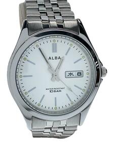 ALBA◆クォーツ腕時計/アナログ/ステンレス/SLV/SLV/7N33-K002