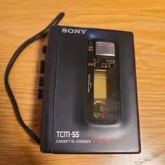 ジャンク SONY TCM-55 ポータブルカセットテープレコーダー