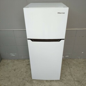 Hisense ハイセンス ノンフロン冷凍冷蔵庫 2ドア HR-B12C 動作確認済み メンテナンス済み ホワイト 120L 引き取り可能 冷蔵庫 2020年製