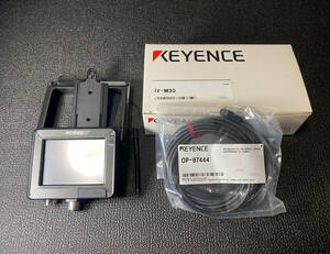 美品 KEYENCE IV-M30 インテリジェントモニタ OP-87444 set タッチパネル キーエンス