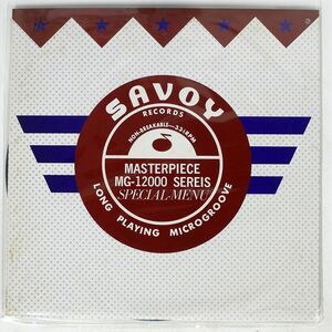 VA/MASTERPIECE MG12000 SEREIS/SAVOY RECORDS SSY5 LP