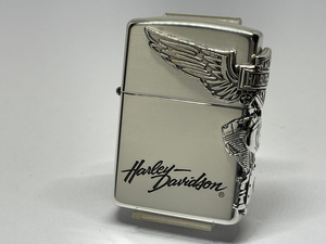 送料無料 ZIPPO[ジッポー] HARLEY-DAVIDSON(ハーレーダビッドソン)HDP-スターリングシルバー サイドウィング