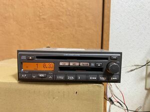 日産純正　1DIN CD MD プレーヤー　BNR34 スカイライン　パナソニック製