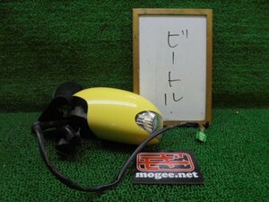 9FB5012 CE4)) フォルクスワーゲン ニュービートル GH-9CBFS 2007年 純正 ウィンカー付電格サイドドアミラー左 カプラ2ピン/カプラ9ピン