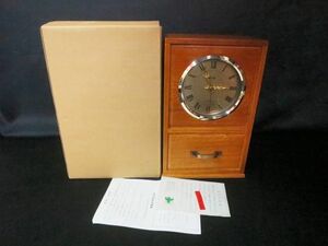 Llily 時計 角館木材 木製 置時計 掛時計 【L】