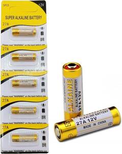 MORKETEK 5個/パック12V 27Aアルカリ電池27A12ボルト電池27A L828 A27BP A27アルカリ電池