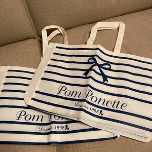 ◆未使用300円◆ポンポネット Pom ponette ショップ袋2枚セット不織布
