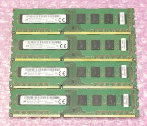 PC3-12800U(DDR3-1600)-8GB×4枚★合計32GB/Micron