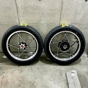 【新品】GSX250E GSX400E GS400用星キャスセット 星形 星型 キャストホイール 当時物 ザリ ゴキ