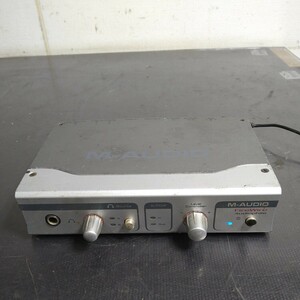 FS063.型番M-AUDIO.FireWire Audiophile.通電確認のみ.本体のみ.ジャンク.0305