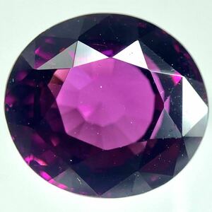 ［天然ロードライトガーネット5.599ct］A 約10.2×9.3mm ルース 裸石 rhodolite garnet 宝石 ジュエリー BJ1/BJ1 テEA5