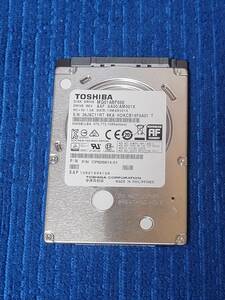 500GB 2.5インチ SATA TOSHIBA MQ01ABF050【12967時間】9.5mm HDD ハードディスク 中古 まとめて取引可 送料230円～