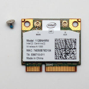 無線LANカード　Intel Centrino Wireless-N 1000　112BNHMW　LL750/F