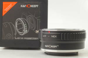 【美品】K&F Concept Adapter for Contax /Yashica C/Y Mount Lens to Sony E Mount NEX @1243