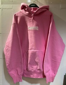 Supreme 21aw Box Logo Hooded Sweatshirt Lサイズ シュプリーム ボックスロゴフーデッドスウェットシャツ パーカー ピンク