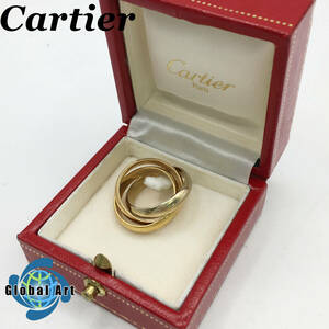 ★E04793/Cartier カルティエ/指輪 リング/750 K18/トリニティ/50 AF651/約16号/総重量 約11g/箱付