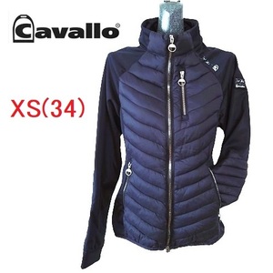 cavallo カバロ　ネイビー　XS レディース　テクニカルジャケット アウター 　乗馬用品　馬術