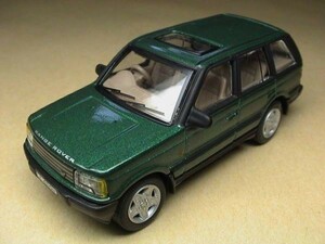 1/72 ランドローバー レンジローバー 2代目 Land Rover Range Rover 4.6HSE グリーンメタリック セカンドレンジ LPレンジ P38a ミニカー