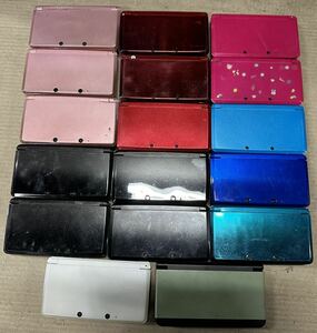 (M)Nintendo 任天堂 3DS New3DS まとめて17台 中古品