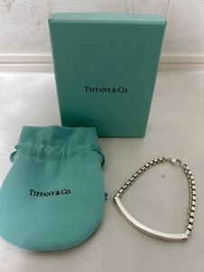 TIFFANY&Co. ティファニー ベネチアン リンク ID ブレスレット SV925 シルバー アクセサリー 箱付