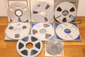 【8本セット】10号 オープンリールテープ　メタルリール maxell Scotch SONY TDK AMPEX