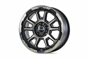 JAOS ジャオス ADAMAS BL5 18x7.5J +45 5H 114.3 スモークポリッシュブラック 1本 　