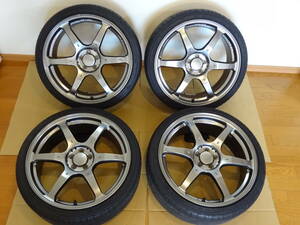 希少■RAYS VOLK RACING■VR G2■19インチ■8J+48 5H 100◆ポテンザ S001■4本セット■225/35R19■86 BRZ CT200 プリウス レガシィ■ボルク