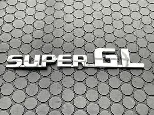 新車外し 純正品 7型 200系 ハイエース SUPER GL スーパーGL バックドア エンブレム