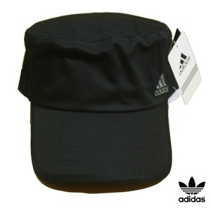 adidas アディダス ワークキャップ 約57-60cm ADM CM TC-TWILL DEGAULLE 100111302 ドゴールキャップ 帽子 キャップ 黒 ブラック