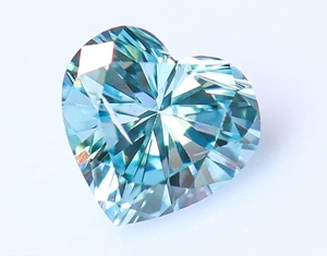 【１００円～】0.129ct 天然ダイヤ FANCY GREENISH BLUE（トリート）I1 ＨＳカット