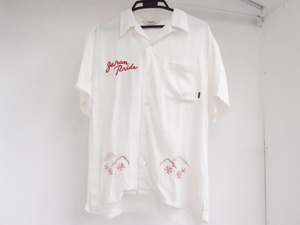 CALEE キャリー SOUVENIR RAYON SHIRT SIZE:M スカシャツ 中古 メンズ ○WF985