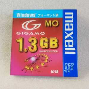 即日発 速達 日本製 マクセル maxell GIGAMO 1.3GB MOディスク MA-M1300WIN.B1P Windowsフォーマット済 ★未使用 未開封 Y010k
