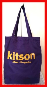 Kitson　キットソン　縦長　トート　トートバッグ　キャンパス生地　レディース　女性用　婦人　鞄　かばん　バッグ　中古品