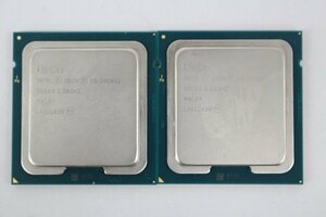 Intel CPU XEON E5-2450V2 2.50GHz LGA1356 2個セット☆