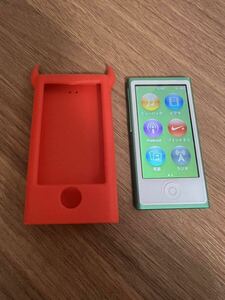 Apple iPod nano 第7世代　16GB ケース付き　グリーン　MD478J 