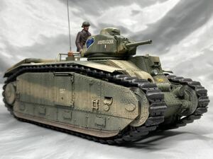 タミヤ 1/35 フランス戦車 ルノー B1 bis 完成品