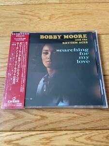 SEARCHING FOR MY LOVE + 10 MORE / BOBBY MOORE AND THE RHYTHM ACES ボビー・ムーア / 国内盤 帯付 見本盤