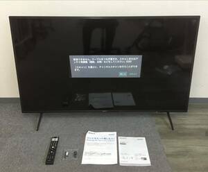 W001-000-000 【引取推奨】SONY ソニー4K 液晶テレビ KJ-55X8000H 55V型 家電 映像機器 画面確認済み サイズ(約)77×124×34cm