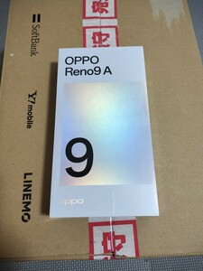 【新品未開封】OPPO Reno9 A ムーンホワイト ワイモバイル SIMフリー 残債無し OPPO