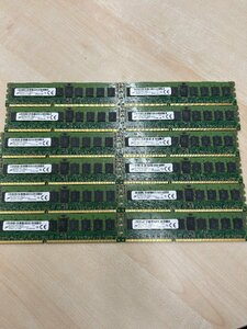 【中古品・現状品】Micron 8GB 1Rx4 PC3-14900R メモリ 12枚セット