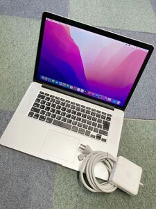 中古☆MacBook Pro Retina i7 16GB 15inch Mid 2015 A1398（９3）　