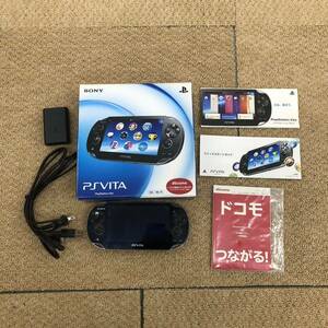 ◎【売り切り】SONYソニー PlayStationVITA 3Gモデル PCH-1100 ブラック 動作確認済 付属品完備