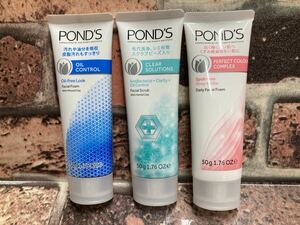 送料無料！『３個組』【ＰＯＮＤ’Ｓ】３種の洗顔料！