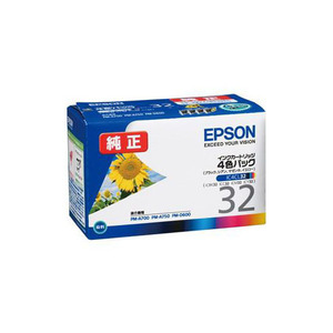 EPSON 純正インクカートリッジ 4色セット IC4CL32 /l