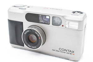 CONTAX コンタックス T2 シルバーボディ フィルムカメラ コンパクトカメラ (t3224)
